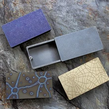 Титановый чехол для аксессуаров EDC, контейнер для хранения для выживания на открытом воздухе, контейнер для сухого хранения, герметичный спасательный капсул, инструменты для кемпинга