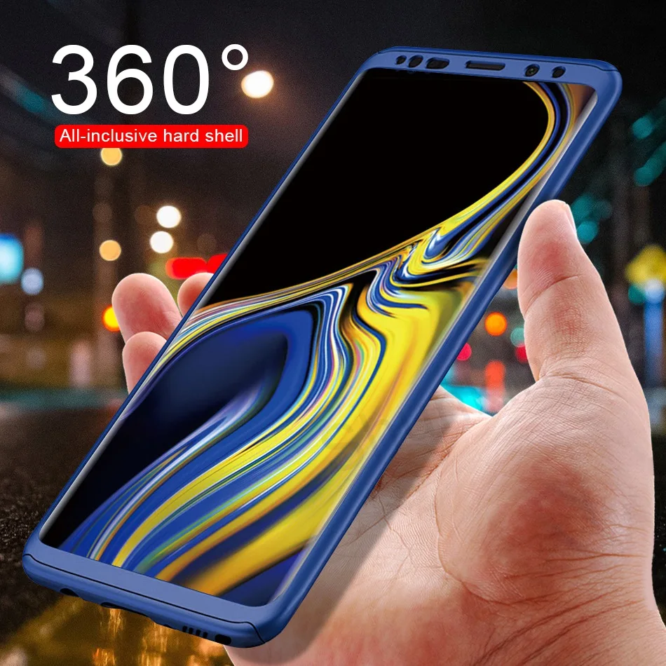 

Luxury 360 Full Degree Cover Phone Case For Samsung S7/S7 Edge S8 S9 Plus Case For Samsung Galaxy S8 S9 Note 8 9 Shockproof Case