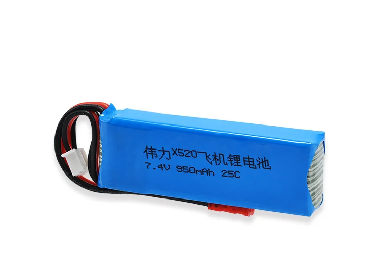 1 2 3 шт. 7 4 В 950 мАч 25c Литий полимерный аккумулятор для WLtoys X520 Blade 200 QX и CX/CX2/CX3