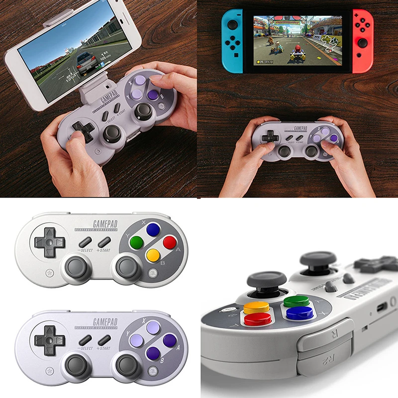 EastVita 8bitdo SF30Pro/SN30 Pro 2,4G USB Беспроводной Bluetooth геймпад для N ES переключатель/Windows/Mac OS/Android вибрация