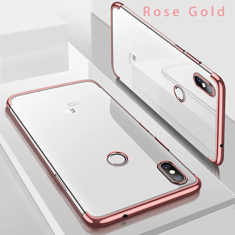 Роскошный чехол для телефона Противоударная силиконовая крышка на для ксиоми редми нот 5 6 7 про 2/3/4/6 32/64 GB Xiomi бампер - Цвет: Pink