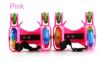 

Flashing Roller LED Whirlwind Safe Lighted Small Portable Heel Wheel Pulley Shoe for Kids Adult Sports Skateboard Scooters