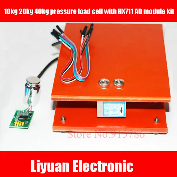 

10kg 20kg 40kg pressure load cell with HX711 AD module kit / load cell / weighing AD conversion module