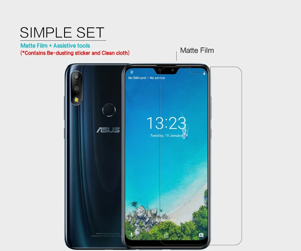 2 шт./лот для Asus Zenfone Max Pro M2 ZB631KL NILLKIN Супер прозрачная защитная пленка против отпечатков пальцев или матовая защитная пленка для экрана