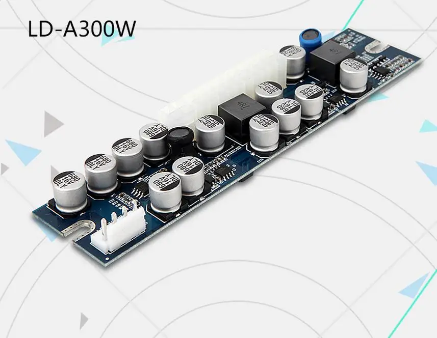 DC DC ATX الذروة PSU 12 V 300 W بيكو ATX التبديل التعدين PSU 24pin مصغرة ITX DC إلى سيارة ATX PC امدادات الطاقة للكمبيوتر