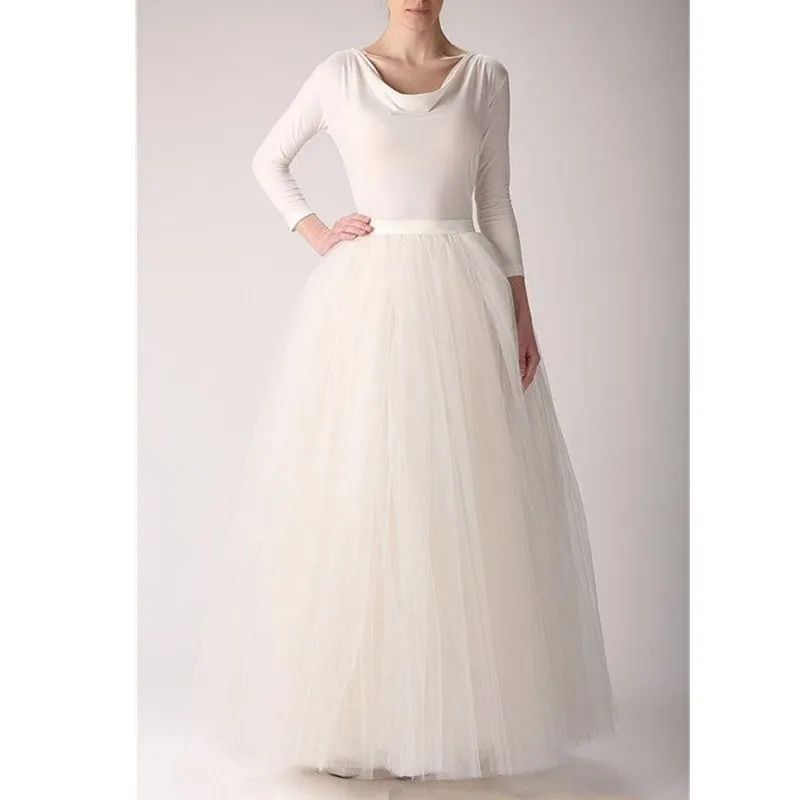 Nieuwe 5 Lagen Tule Rokken Zomer Stijl Midi Rokken Womens Tutu Maxi Plooirok Nieuwe 5 Lagen Tule Rokken Zomer Stijl Midi Rokken Womens Tutu Maxi Plooirok