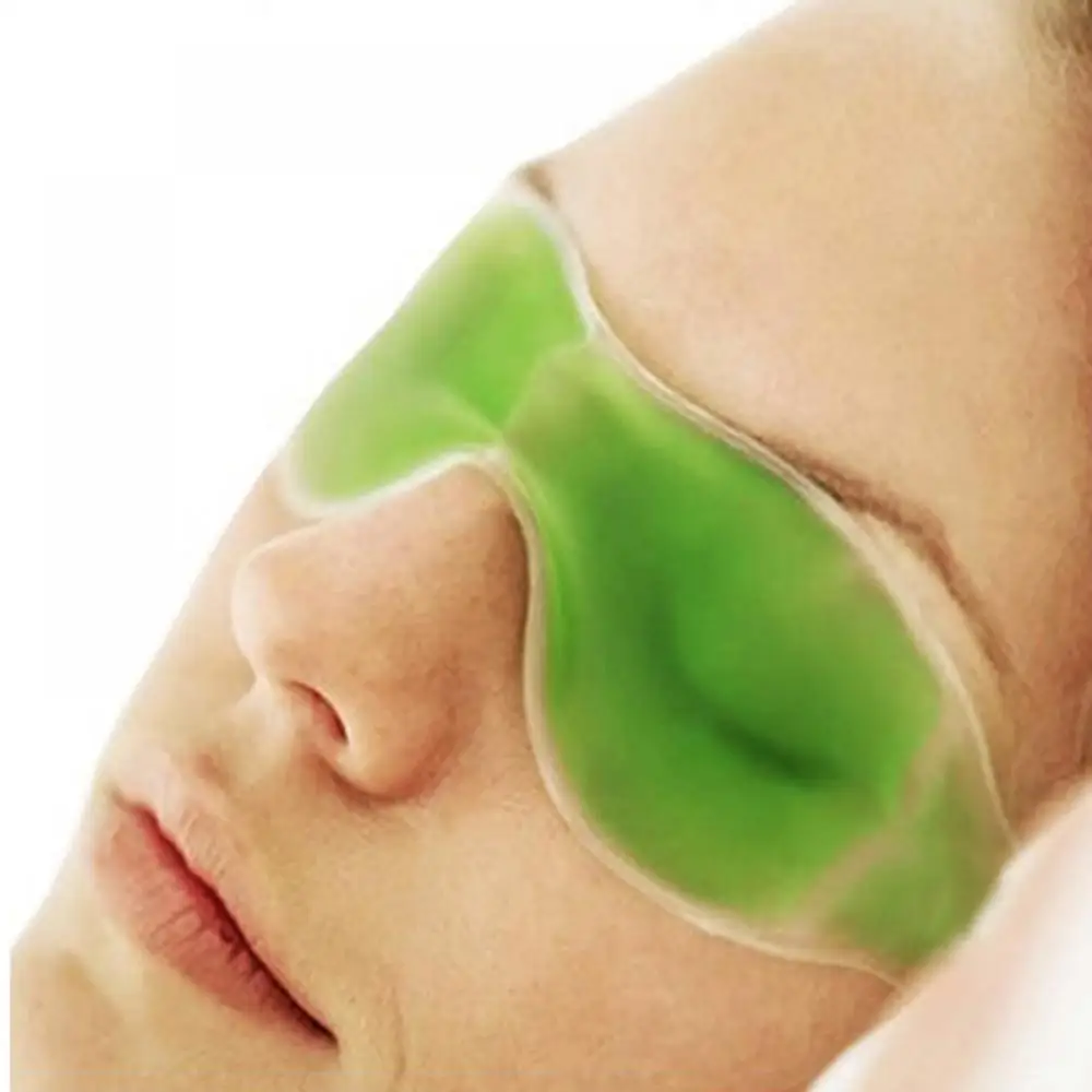 

1 Pc Ice Compress Gel Eye Relaxing Mask Shade Cover Eye Care Protection Soothing Headache Puffiness Tension Stress Random Color