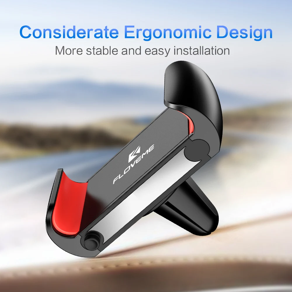 FLOVEME Auto Telefon Halter Für iPhone 11 Pro Max Air Vent Steckdose Montieren Telefon Halter Stehe