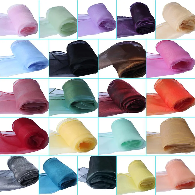 1 قطع 30x275 سنتيمتر الراقية الفاخرة تول الغزل الزجاج الجدول العلم عطلة حفل زفاف الديكور الجدول عداء