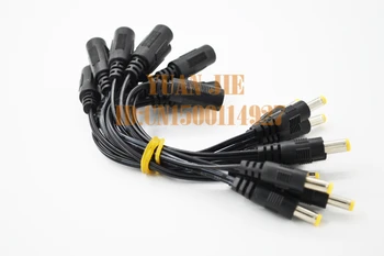 

Free shipping For DC 5.5*2.1mm Female to turn 4.8mm*1.7mm Male Extansion power cable cord with cable Security monitoring