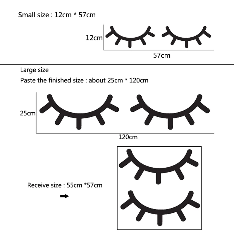 Милые красивые глаза ресницы виниловые наклейки на стену для домашнего декора гостиной фоновые декоративные наклейки художественные наклейки s обои