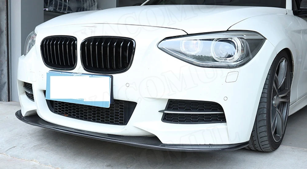 1 серия Передняя пластина для губы спойлер для BMW F20 116i 118i 125i M135i M Sport 2012- бампер подбородок Лопата протектор автомобиля Стайлинг