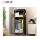 Best Price as low as $155.62 Gohide Cloth Mesh Wardrobe Simple Wardrobe Easy Folding Simple Wardrobe Simple Portable Cloth Closet Sundries Storage