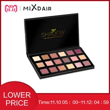 

MIXDAIR Eyeshadow 18 Colors Matte Shimmer Glitter Easy to Wear Eye Shadow Palette Long Lasting Maquiagem Profissional Completa