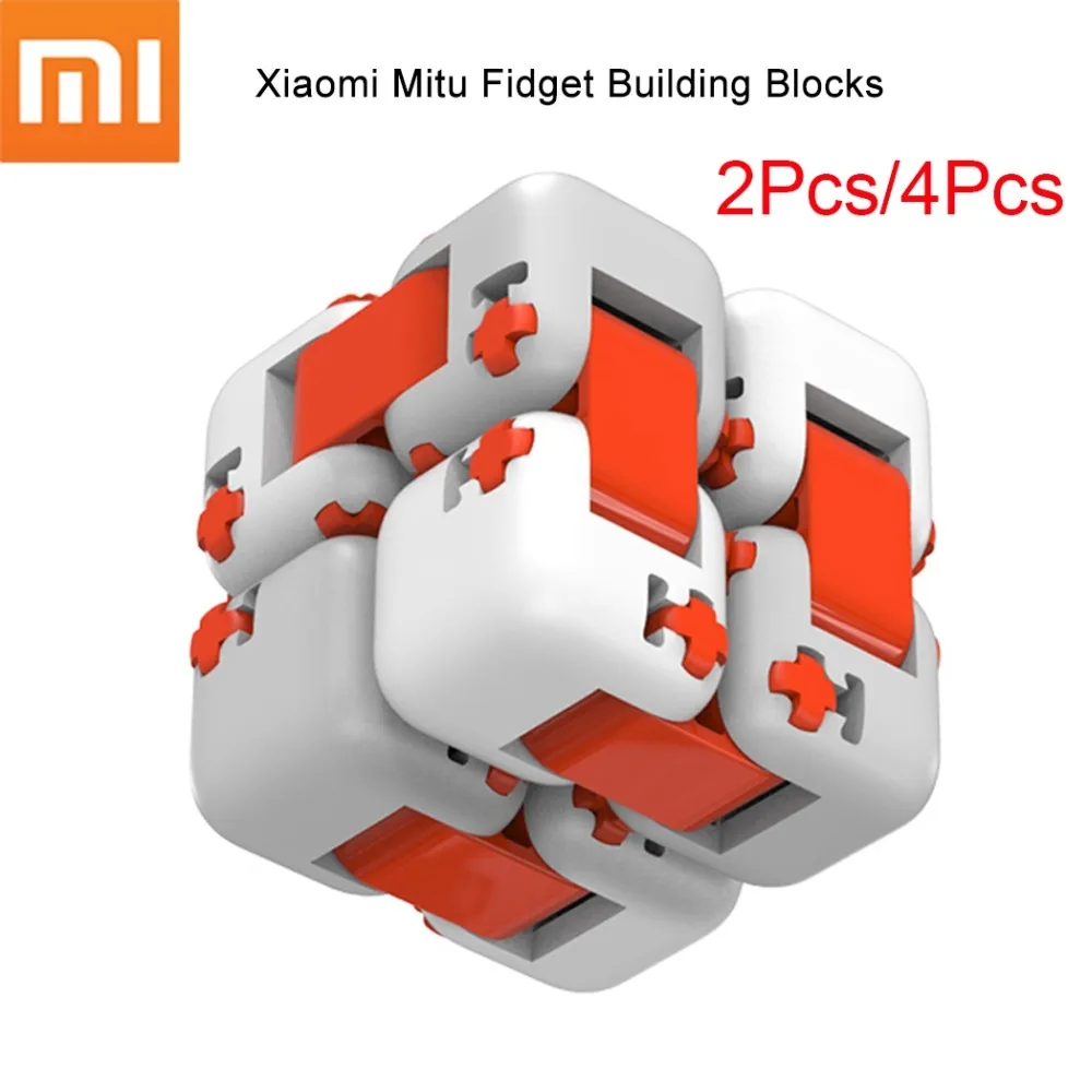 

2Pcs/4Pcs Original Xiaomi Mitu Cubes Fingertip Building Blocks Toys Smart Fidget Magic Cubes For Xiaomi Smart Home Gift for Kids