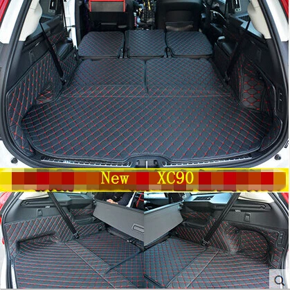 

Full Covered Non Slip No Odor Special Car Trunk Mats for Volvo XC90 7seats Durable Waterproof Boot Carpet