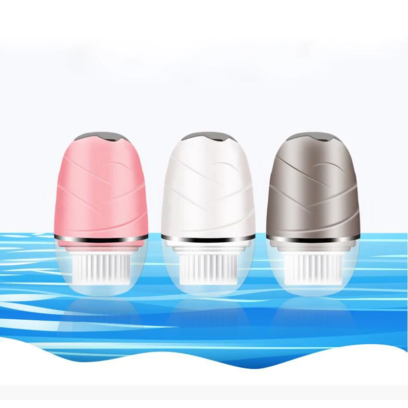 Электрическая щетка для мытья лица Waterpoof Sonic Vibration удаления макияжа Глубокая