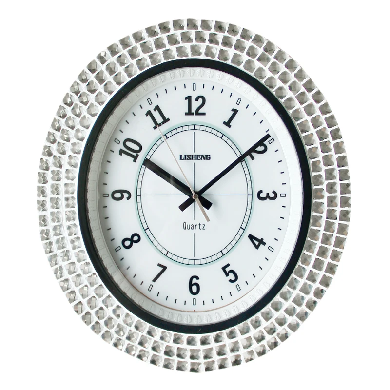 Round Marble Minimalist Wall Clock D-40X45cm  