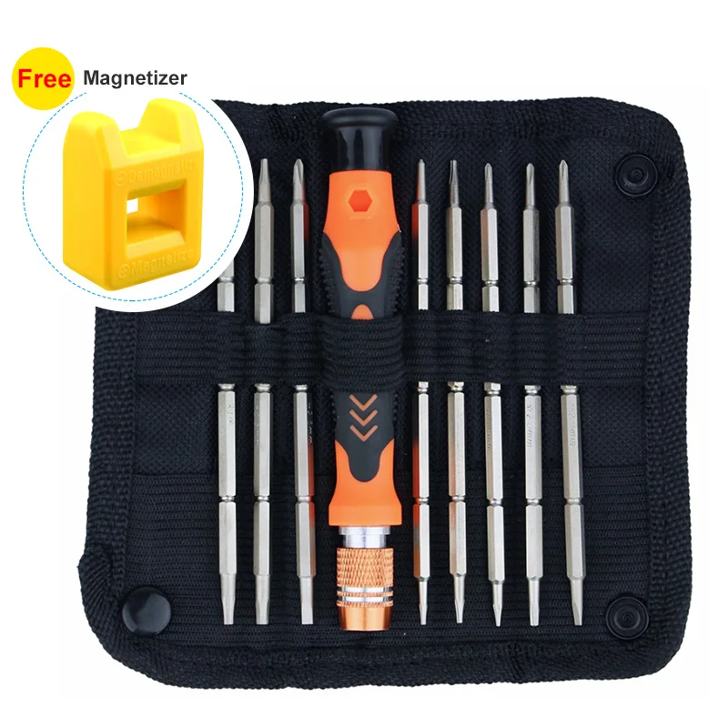 JAMKEY 9 in 1 Double Head Design Repair Mobile Phone Tool Kit Set