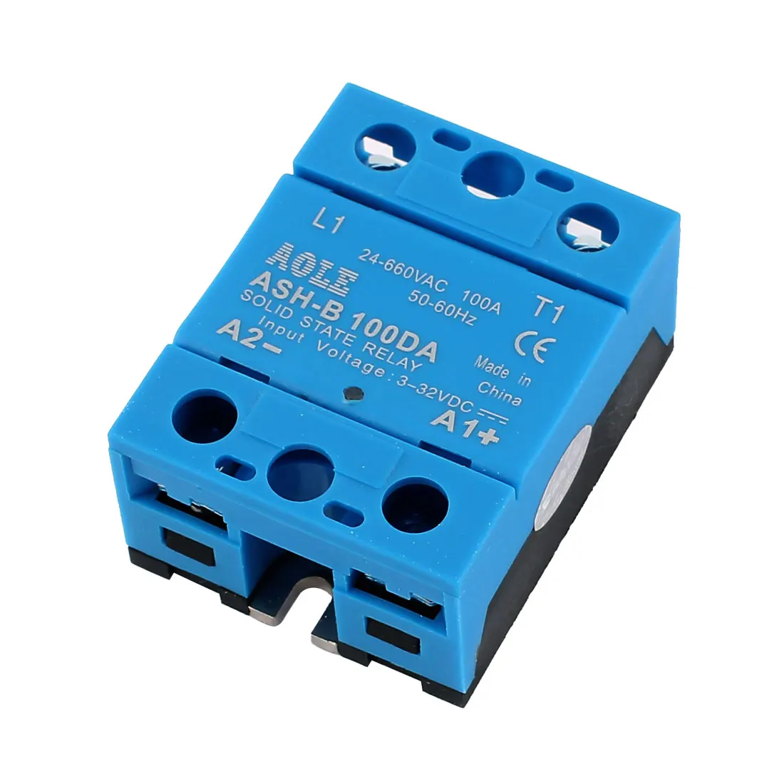 ASH-B100DA 3-32VDC to 660VAC 100A Single Phase Solid State DC to AC Relay