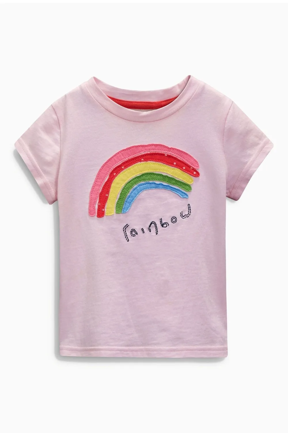 Летние детские футболки для малышей; хлопковые футболки с героями мультфильмов для маленьких мальчиков и девочек; повседневная детская одежда с короткими рукавами с рисунком динозавра и радуги; топы