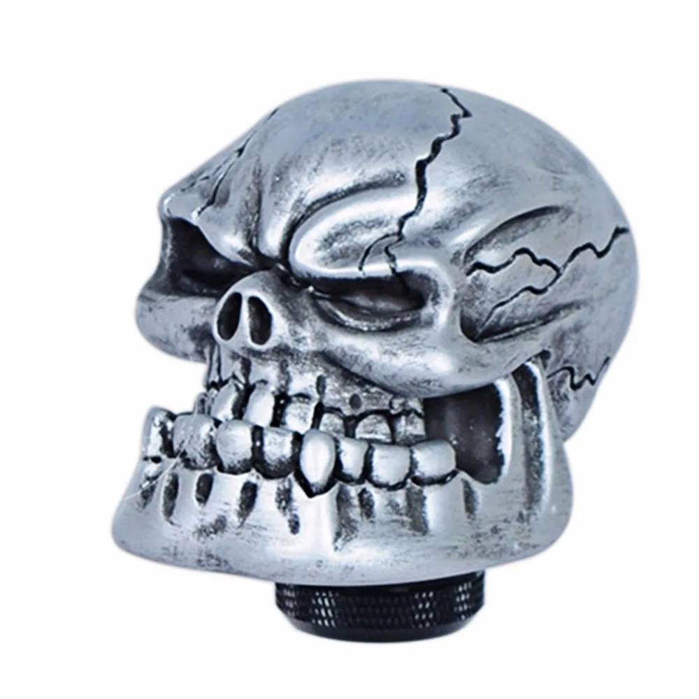 POSSBAY cráneo diablo cabeza Universal Car Gear Shift Manual perillas Gear Knob cubierta parte Interior Palanca De cambio POSSBAY cráneo diablo cabeza Universal Car Gear Shift Manual perillas Gear Knob cubierta parte Interior Palanca De cambio