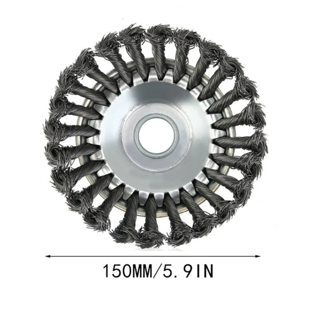 Стальная проволока для удаления ржавчины, многофункциональный триммер для травы, запчасти, роторная щетка для сорняков, аксессуары для