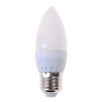 

3w Led Warm/cool white chandlier crystal Lamp Ampoule Bombillas Home Light Candle Bulb E14 E27 220V Save Energy spotlight