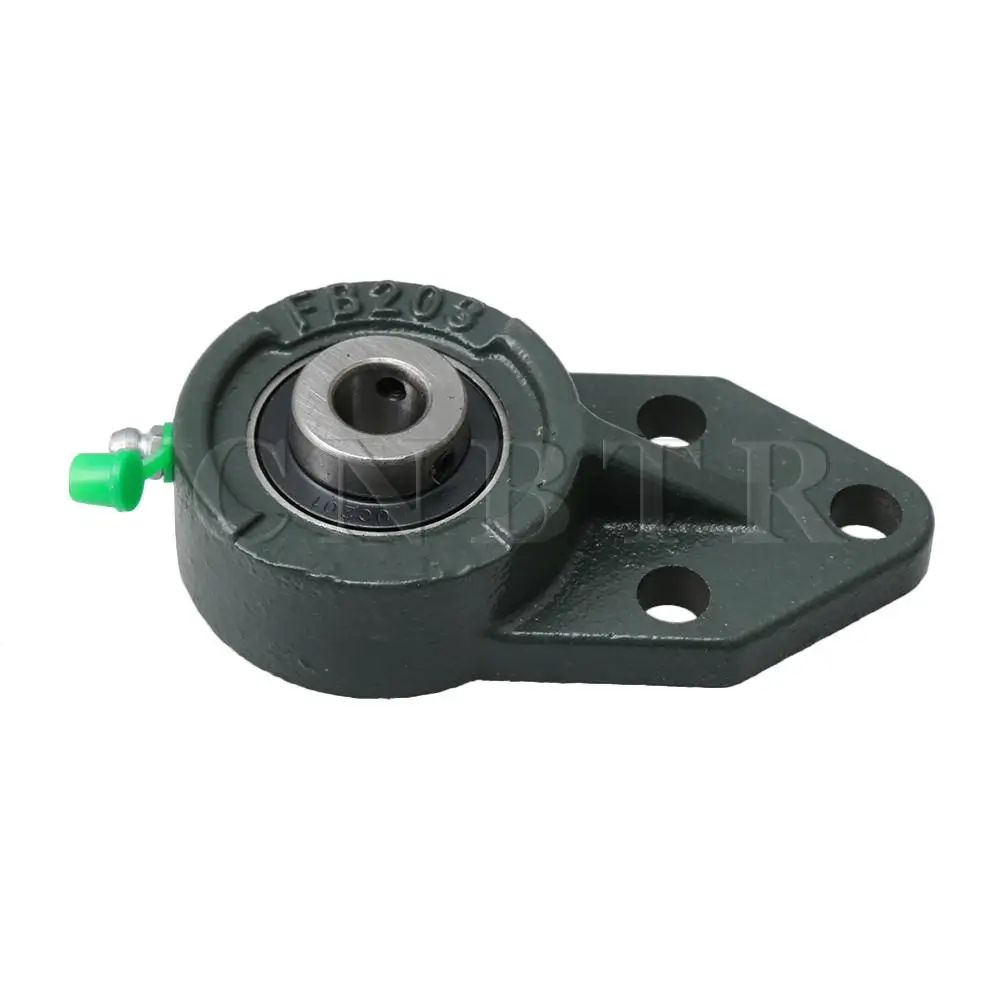

CNBTR UCFB201 Cast Iron Base Pillow Block Bearing 12mm Bore Self-Alignment
