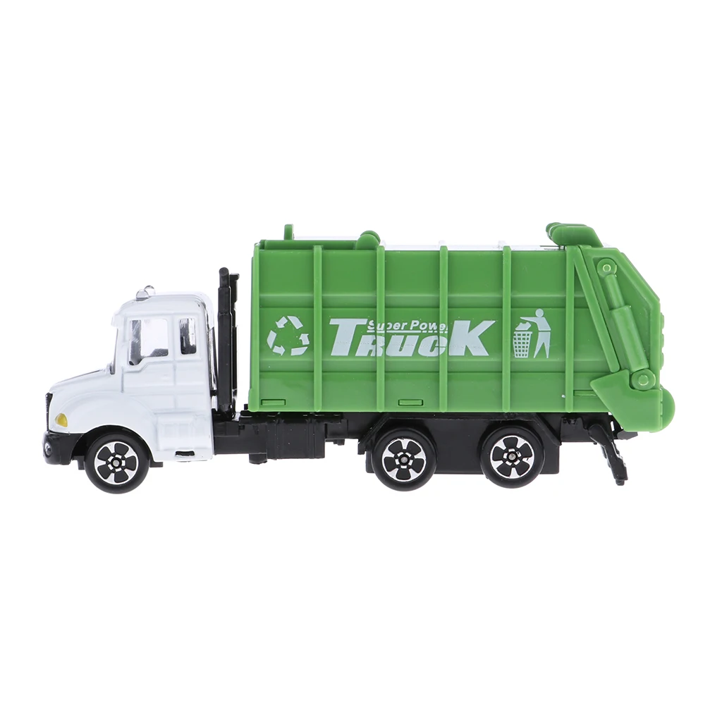 1/64 Truck Model Pull Back Construction Engineering Truck Vehicles Toy for Kids DIY Play Kits For Boys Children Educational Toys