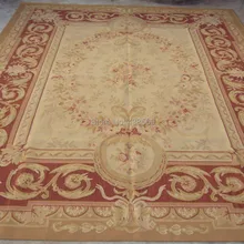 9'x12' Aubusson ковры ручной работы шерстяные ковры тканые ковры
