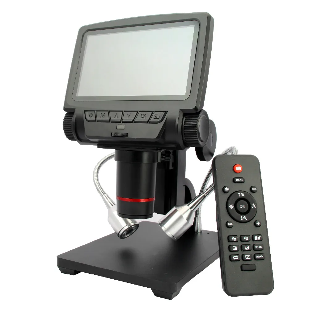 

New 5 inch Display Digital USB microscope HDMI/AV Dental camera long object distance dental inpection tool