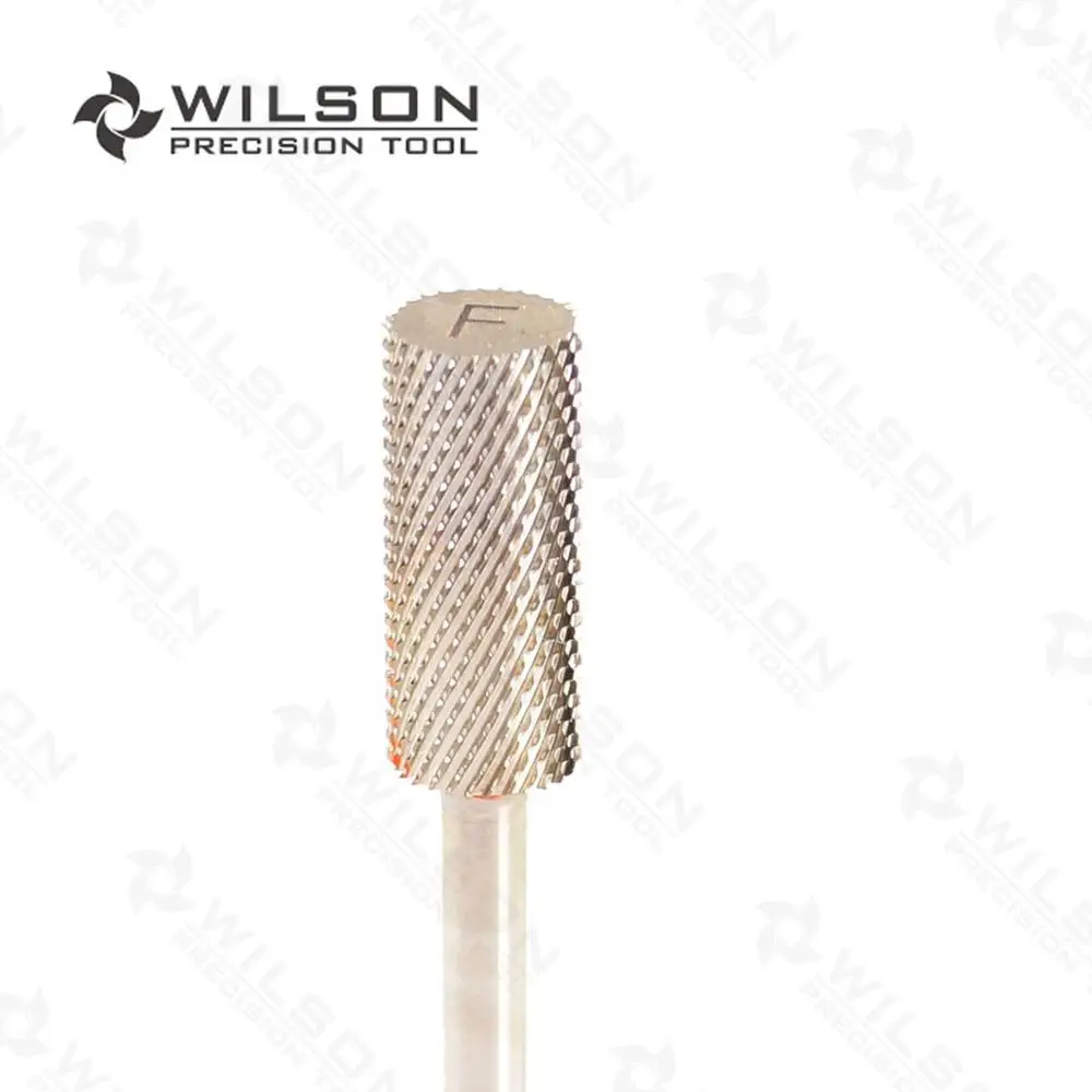 2 шт. небольшое сверло в виде бочонка Fine (F 1140026) Gold WILSON Carbide Nail Drill Bit|wilson nail drill|nail bit