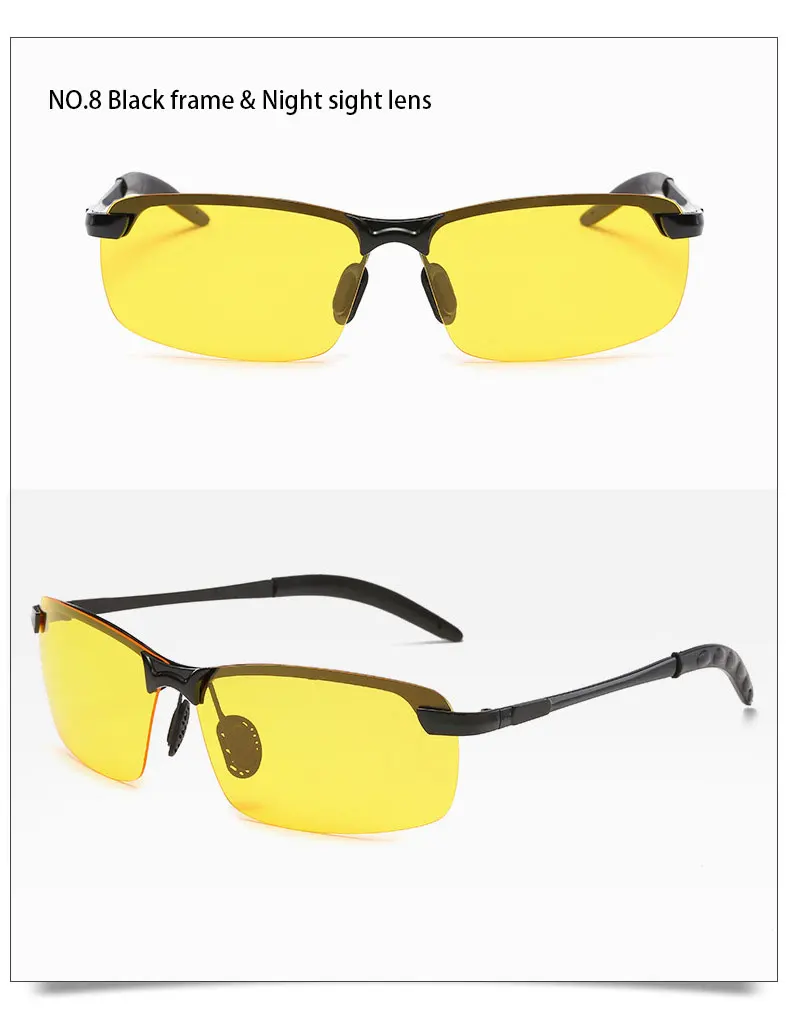 LIKEU'S классический Для мужчин s солнцезащитные очки спортивные поляризационные солнцезащитные очки вождение очки Аксессуары для Для мужчин Óculos de sol UV400