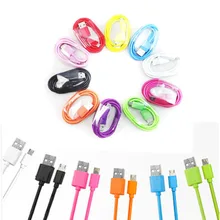Micro USB Cable Mobile Phone Charging Cable 100CM 2.0 Data sync Charger Cable for Samsung galaxy S6 S4 Android Phones NE0025