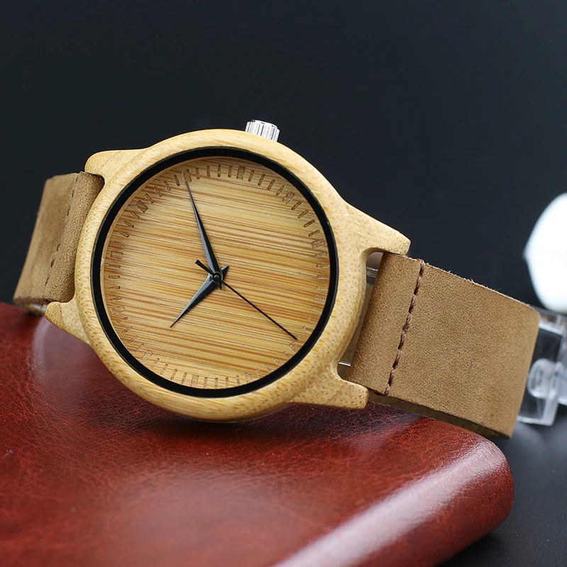Prix pour Vente chaude Japonais MIYOTA Mouvement Montre-Bracelet En Cuir Véritable Bambou En Bois Montres Pour Hommes Et Femmes Bracelet Prix pour Vente chaude Japonais MIYOTA Mouvement Montre-Bracelet En Cuir Véritable Bambou En Bois Montres Pour Hommes Et Femmes Bracelet