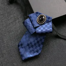 Классические деловые галстуки для мужчин свадебные цветочные печатные поддельные шеи галстуки для взрослых Gravats тонкое платье с поясом Галстук