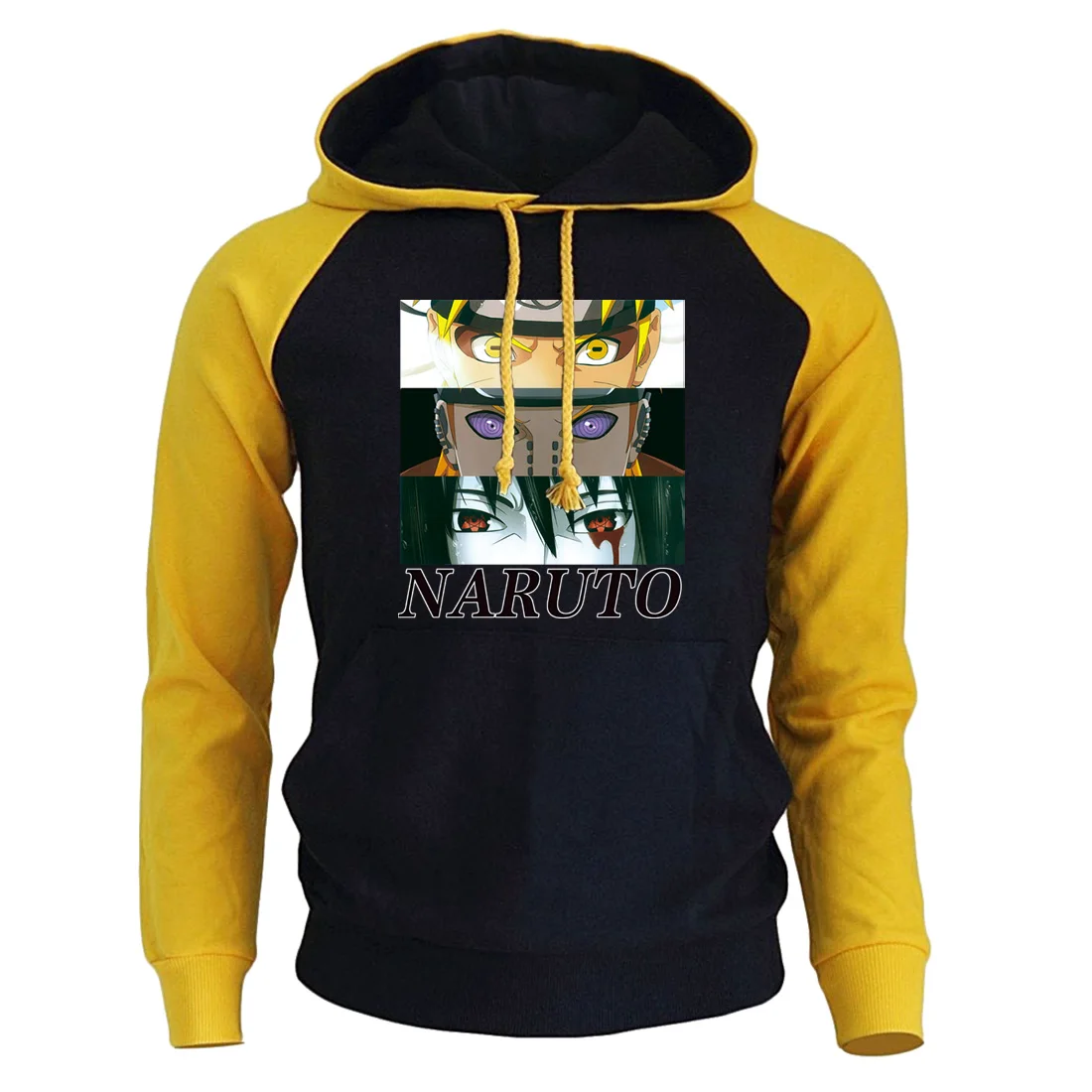 

Men's Hoodies With Cap 2019 New Tops Japan Anime Naruto Sweatshirt Hoody Men Autumn Casual Sweatshirts Harajuke Pullover Coats