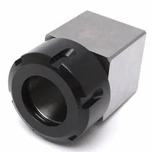 Hard Steel ER-32 Square Collet Chuck Block Holder 3900-5124 45x65mm For CNC Lathe Engraving Machine