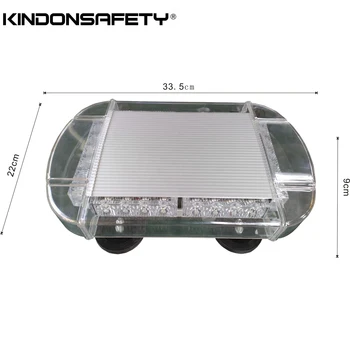 

6pcs Free shipping! 3W LED Warning mini Lightbar strobe truck light bar 12V or 24V, 34cm 13.4inch, 28pcs LEDs 84W in total