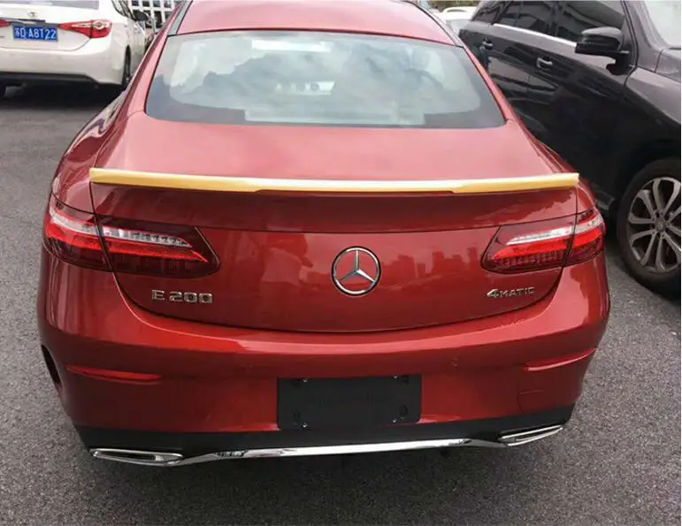 Краска автомобиля заднее крыло багажника спойлер для 17 18 Benz W213 E200/E200/E300 E class 2 двери купе по EMS