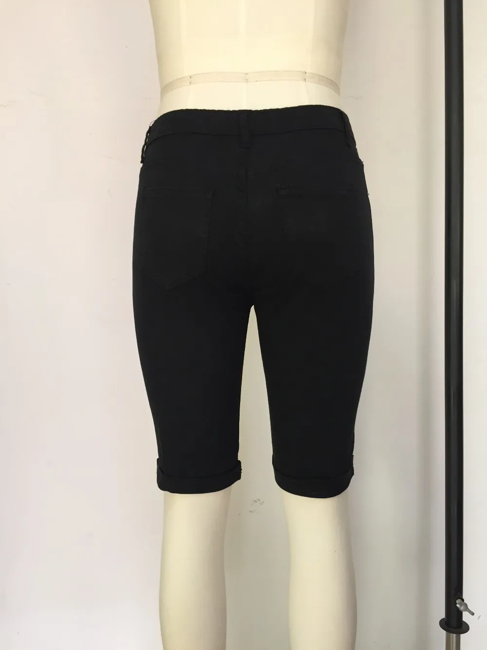 2018 Большие Размеры XXL дизайнерские женские рваные Джинсы для женщин модная одежда для девочек Джинсы для женщин короткие каттофф джинсовые