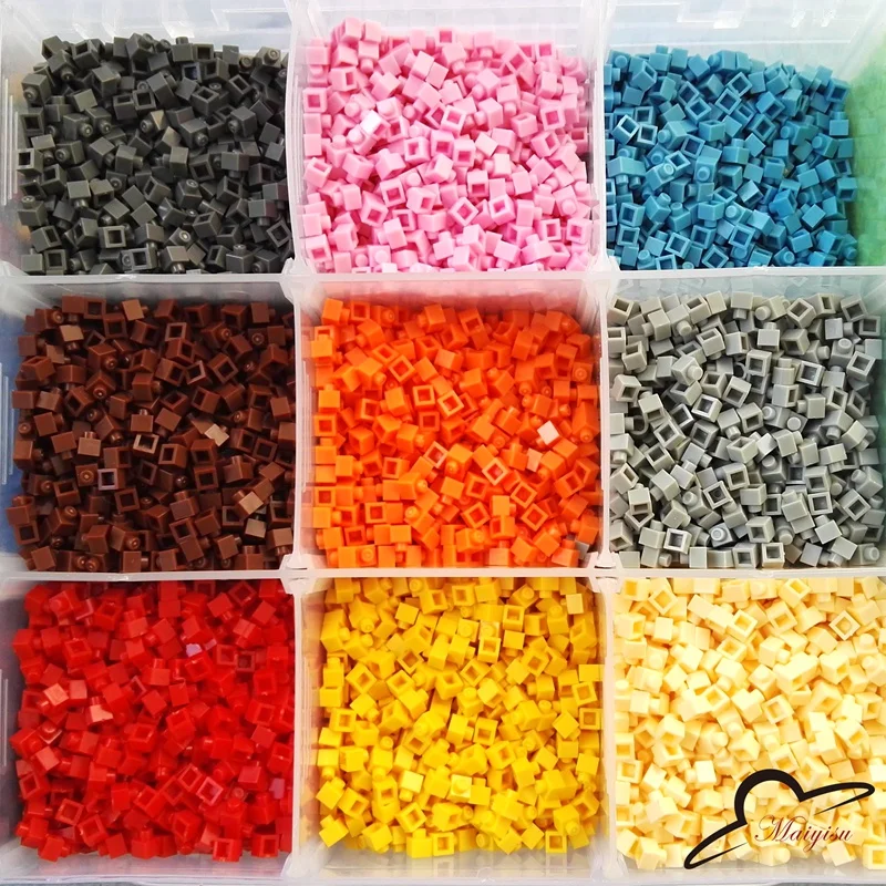 

200 PCS Colorful Bricks Mosaics DIY Detachable Inlay Brick Beads Building toy blocks for Hip Hop Snapback Hat Baseball Cap 200pc