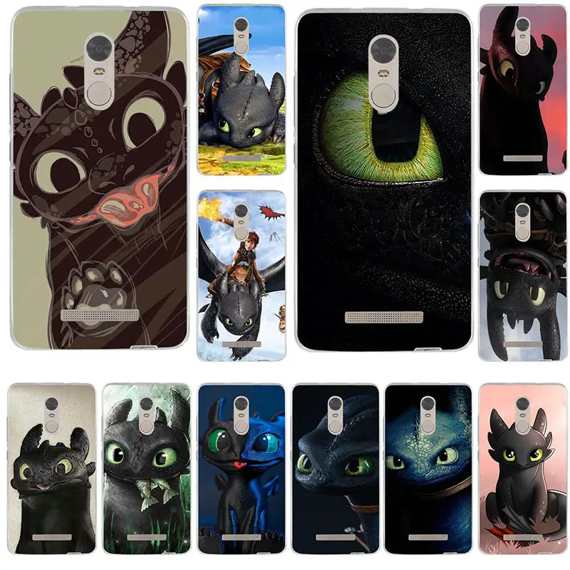 

For Xiaomi Redmi Mi Note 2 3 3S 4X 4A 5 6 5 5S 5A 6 8 A1 Pro Plus Soft Silicon Phone Cases How To Toothless Train Your Dragon
