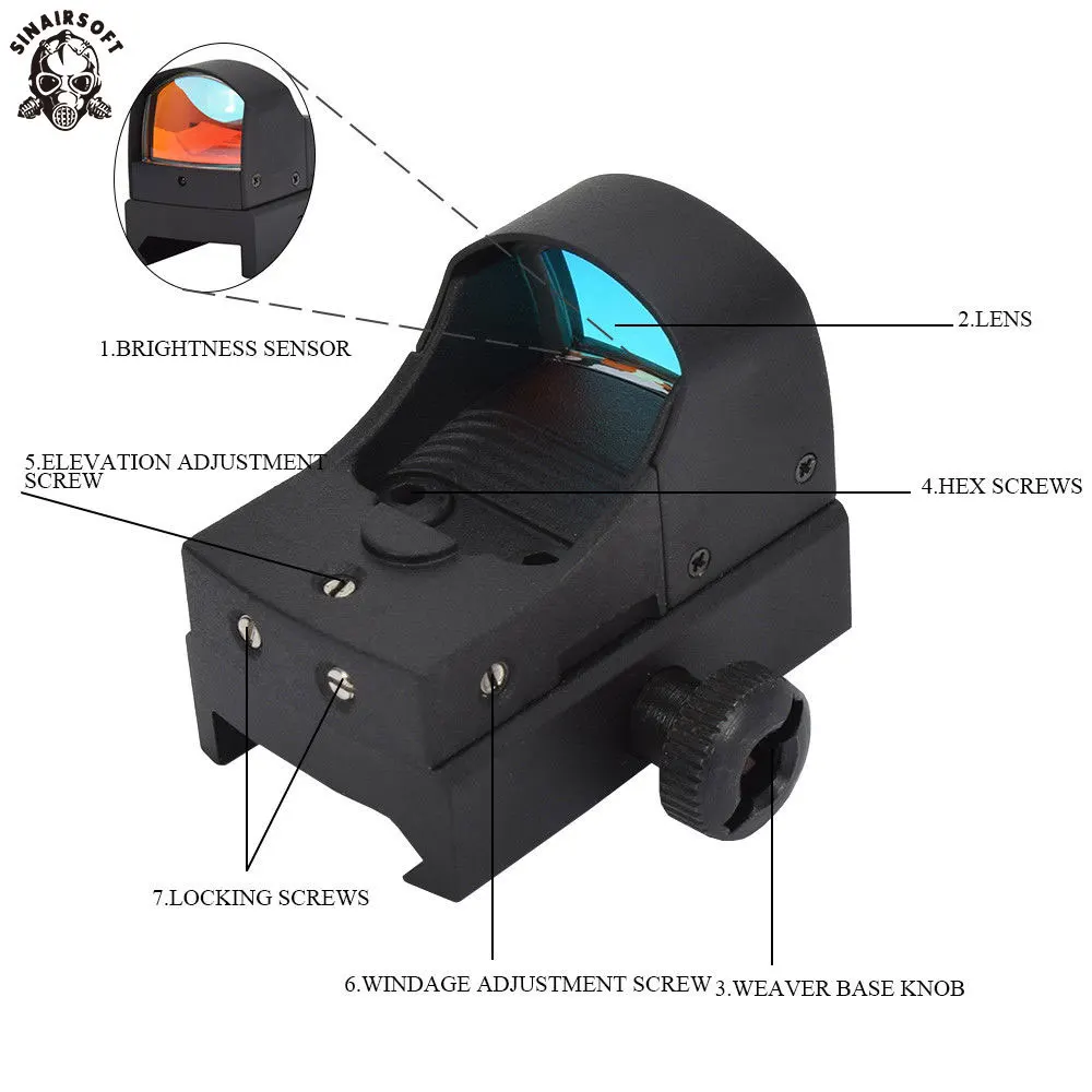 Новинка тактический Оптический Прицел ACOG 4x32 Cahevron сетка из волокна с