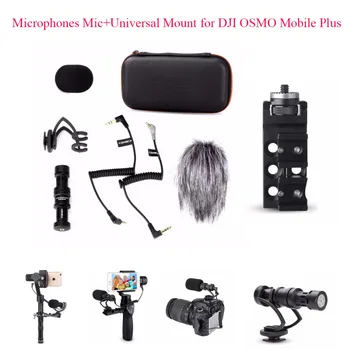 

COMICA CVM-VM10 II Kit Cardioid Directional Condenser Video Microphones Mic + Universal Mount for DJI OSMO Mobile Plus