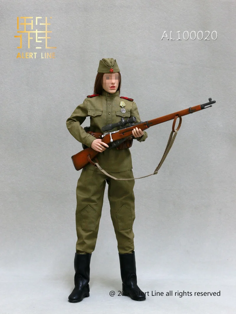 Alert Line Figures Female Soviet Sniper AL00020 1/6 Scale Boots 