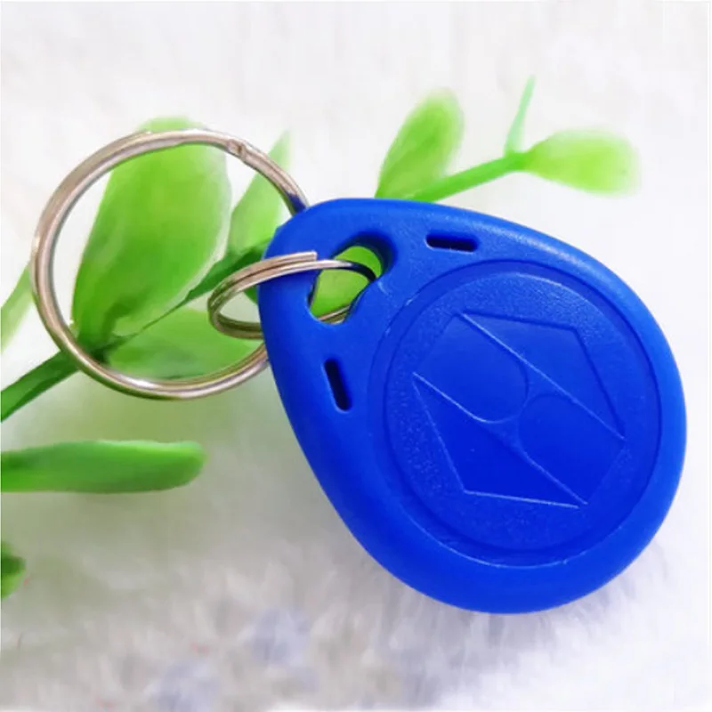 

10pcs TK4100 EM4100 Badge 125khz ID Keyfob RFID Tag Tags llaveros llavero Porta Chave Card Sticker Key Fob Token Ring