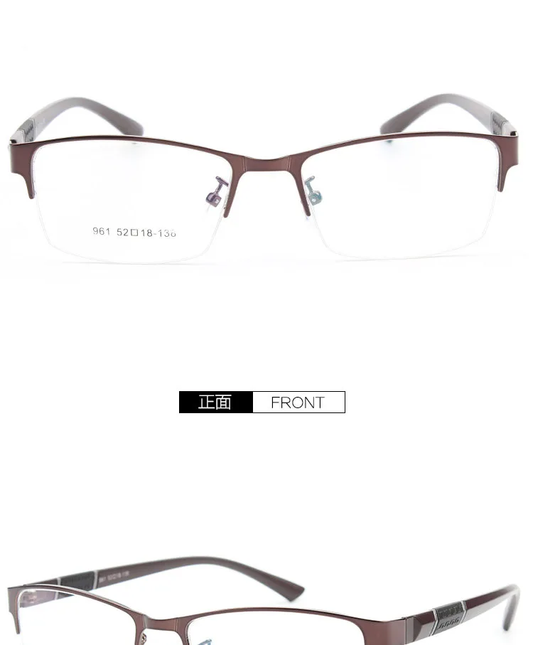 BCLEAR, Новое поступление, половинная оправа для очков, сплав, гибкий пластик, TR90, дужки, оправа для оптических очков, мужские очки