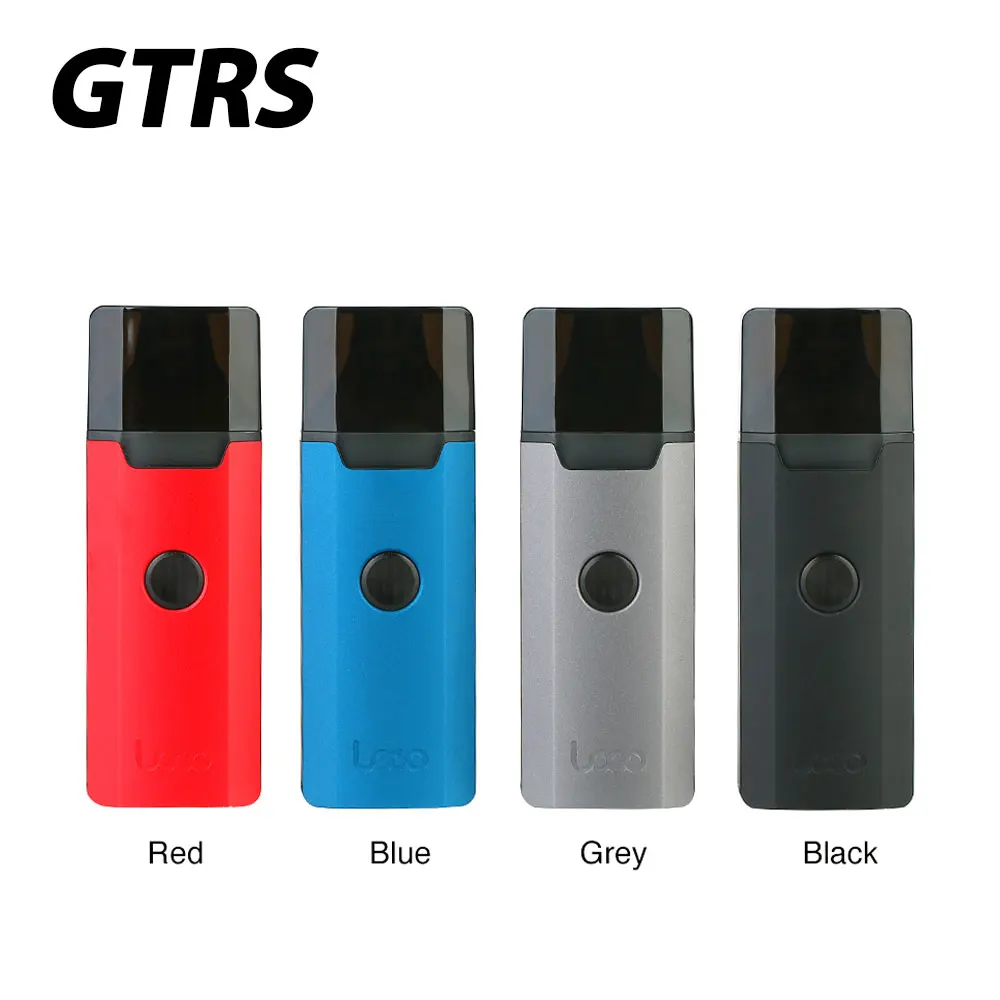 

New Original GTRS LOCO AIO Starter Kit 1000mAh with 3ml Pod Cartridge & Replaceable 1.0ohm Atomizer Heads VS Minifit/C601 Pod